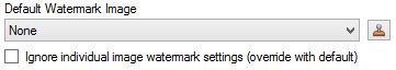 Default Watermark image options