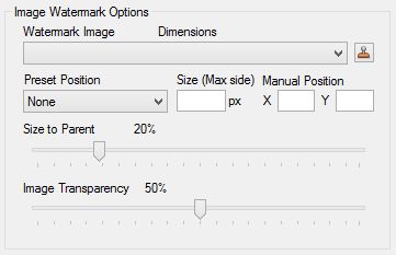 Image Watermark Options